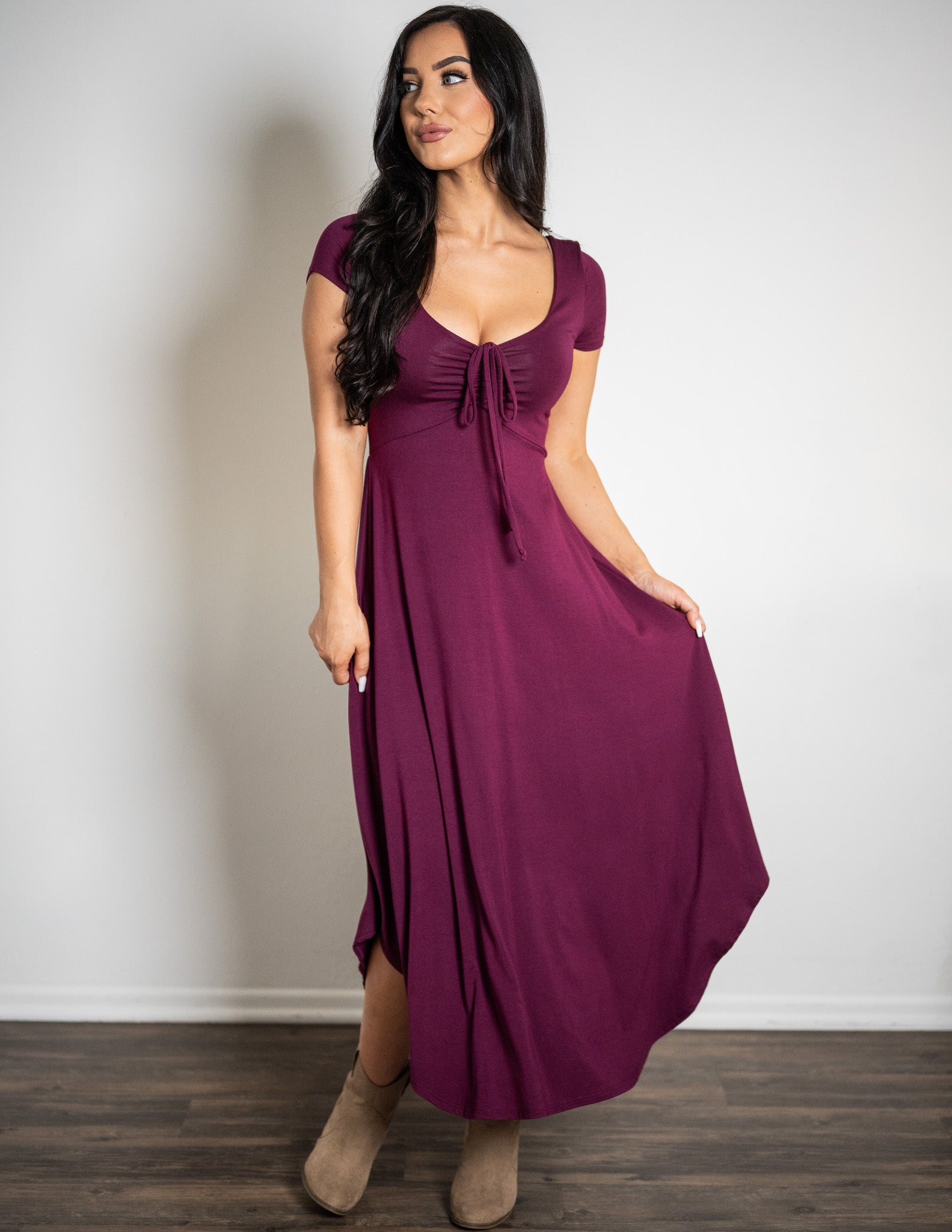 Sarah Short Sleeve Dress - Image 2