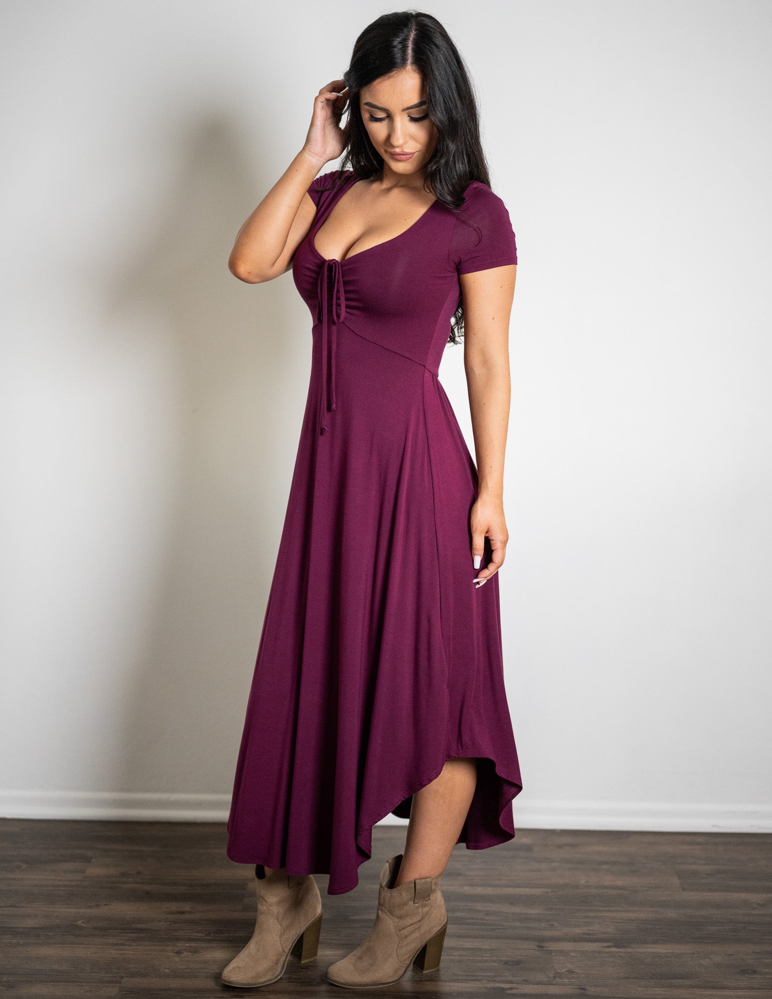 Sarah Short Sleeve Dress - Image 3