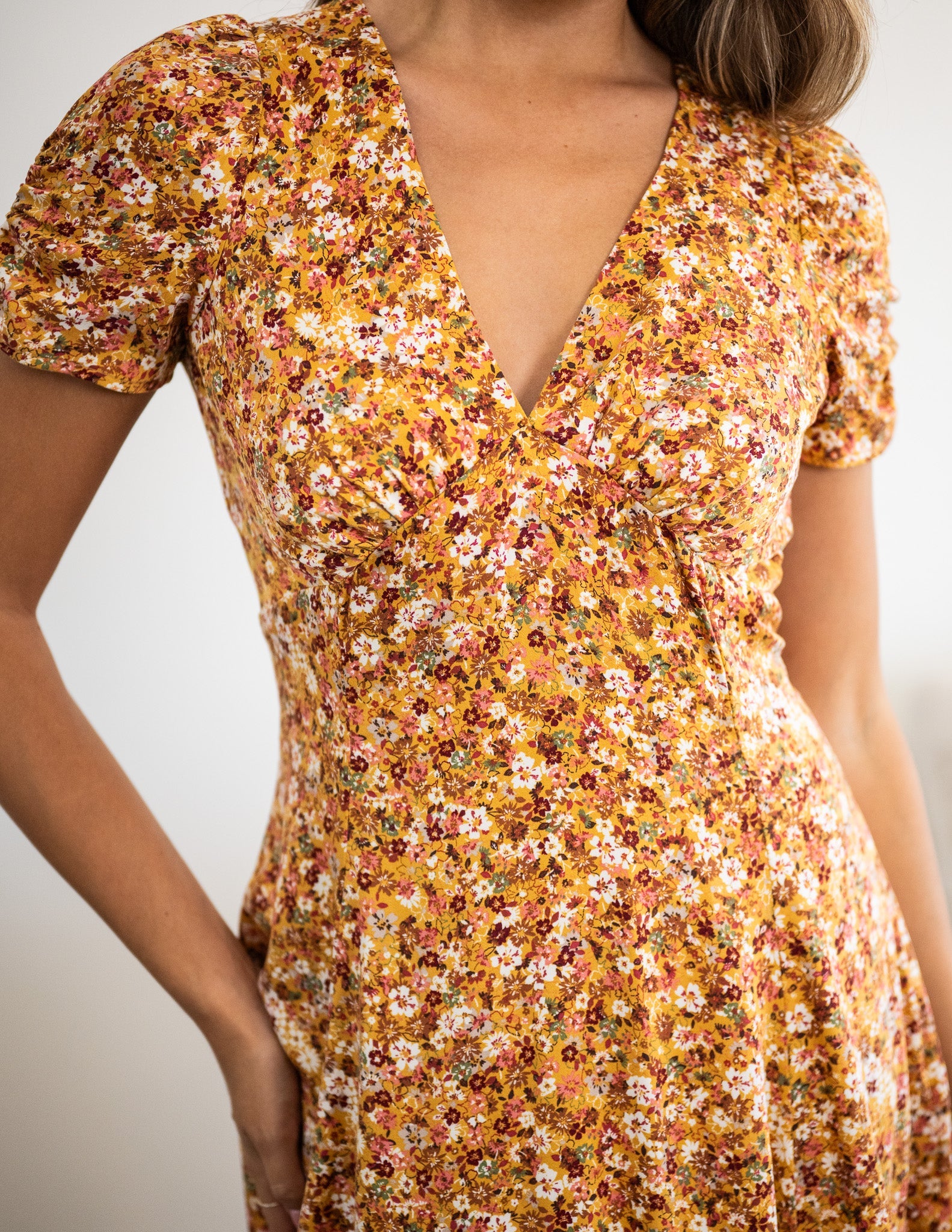 Tencel Gabrielle Mini Dress - Image 4