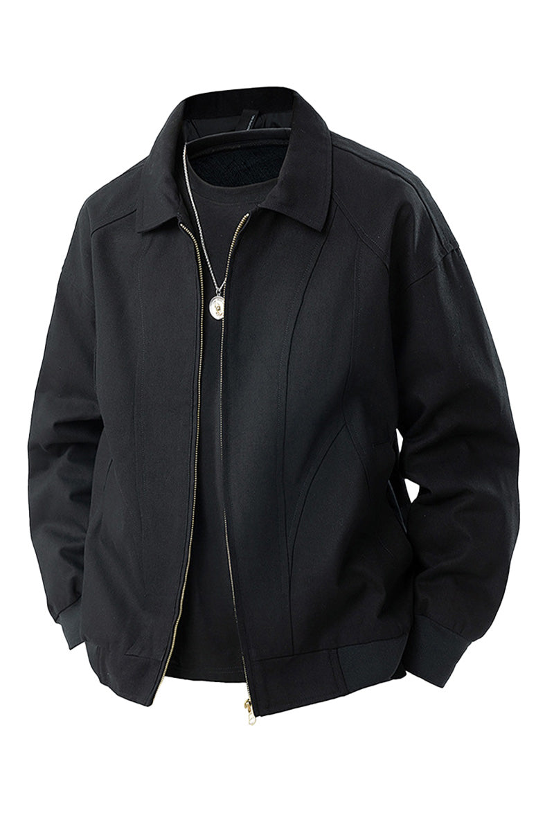 100% Cotton Vintage Style Lapel Jacket - Image 5