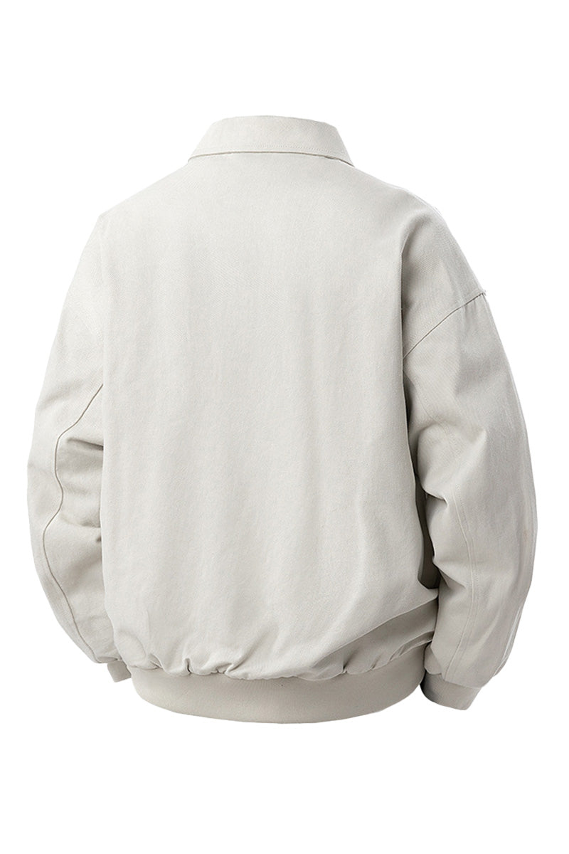100% Cotton Vintage Style Lapel Jacket - Image 11