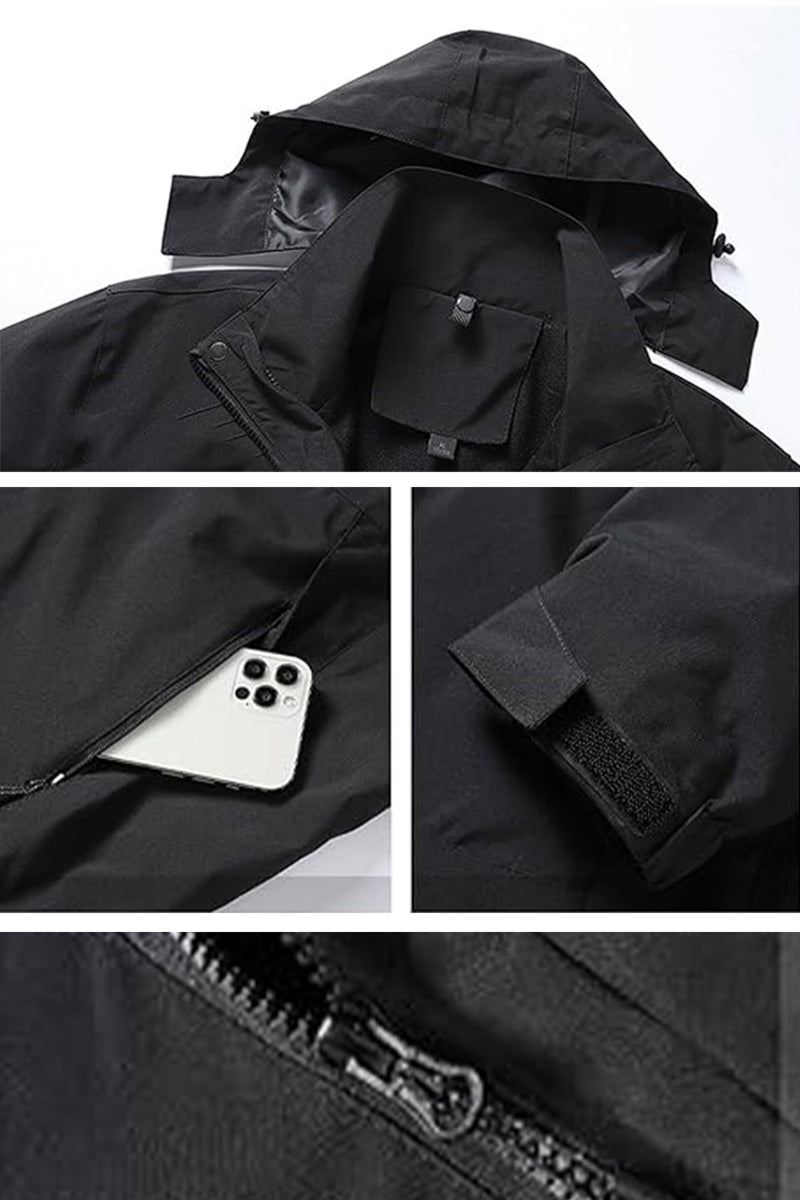 Premium Waterproof Jacket with 360 Windproof Protection - Image 3